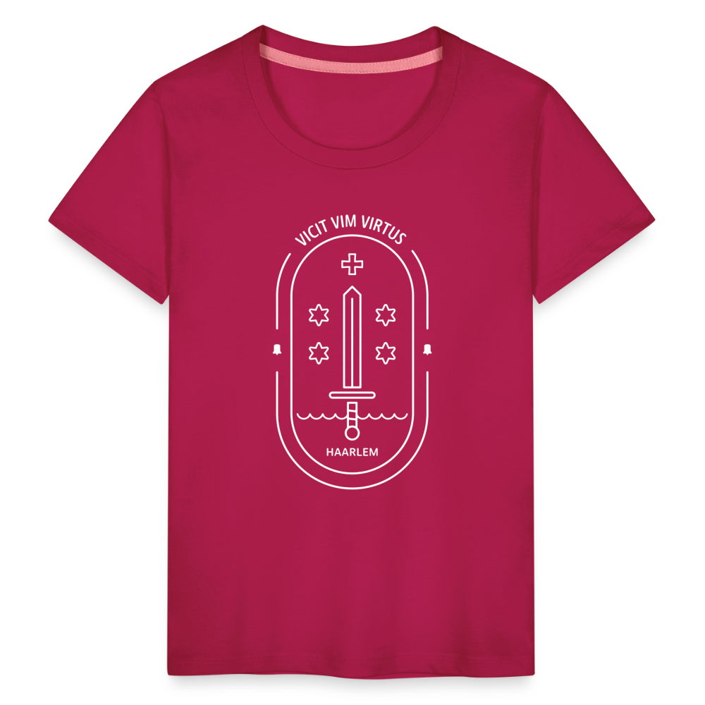 Haarlem Tee - Big Kids 10-12y - Dark Pink - dark pink