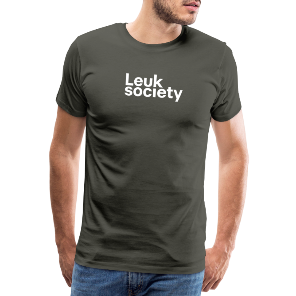 Society Tee - Asphalt - asphalt