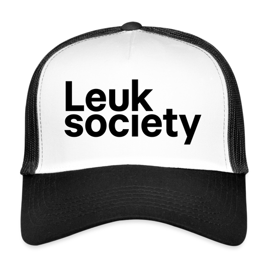Trucker Cap - white/black